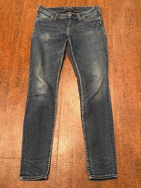 Silver Jeans 28X31 Suki Mid Super Jeans Denim